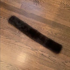 Real fur mink headband